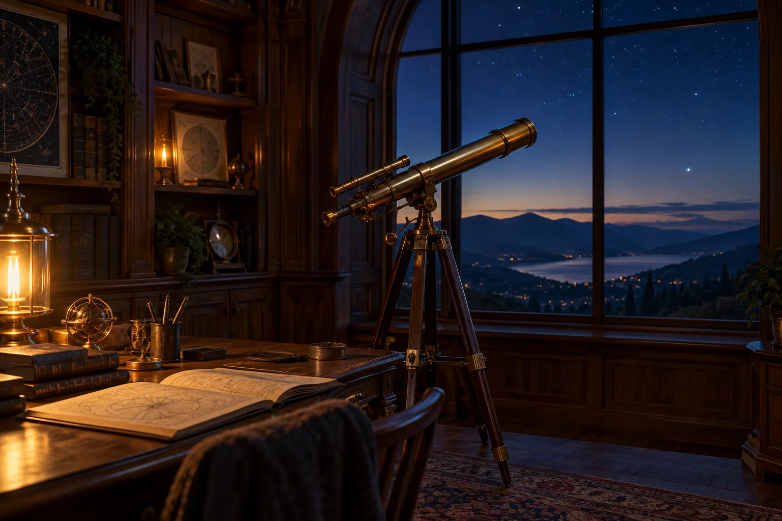 La quietud del observatorio. Referencia visual de Quitar grano.